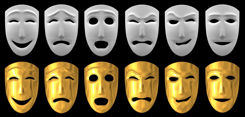 Theater masks